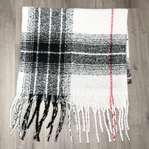 ❥𝗔𝗥𝗗𝗘𝗡𝗘: Plaid Blanket Scarf - Picture 2 of 7